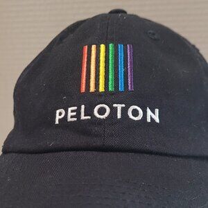Cap PELETON Snapback Adjustable Black Rainbow "Bold Vibrant Unstoppable"